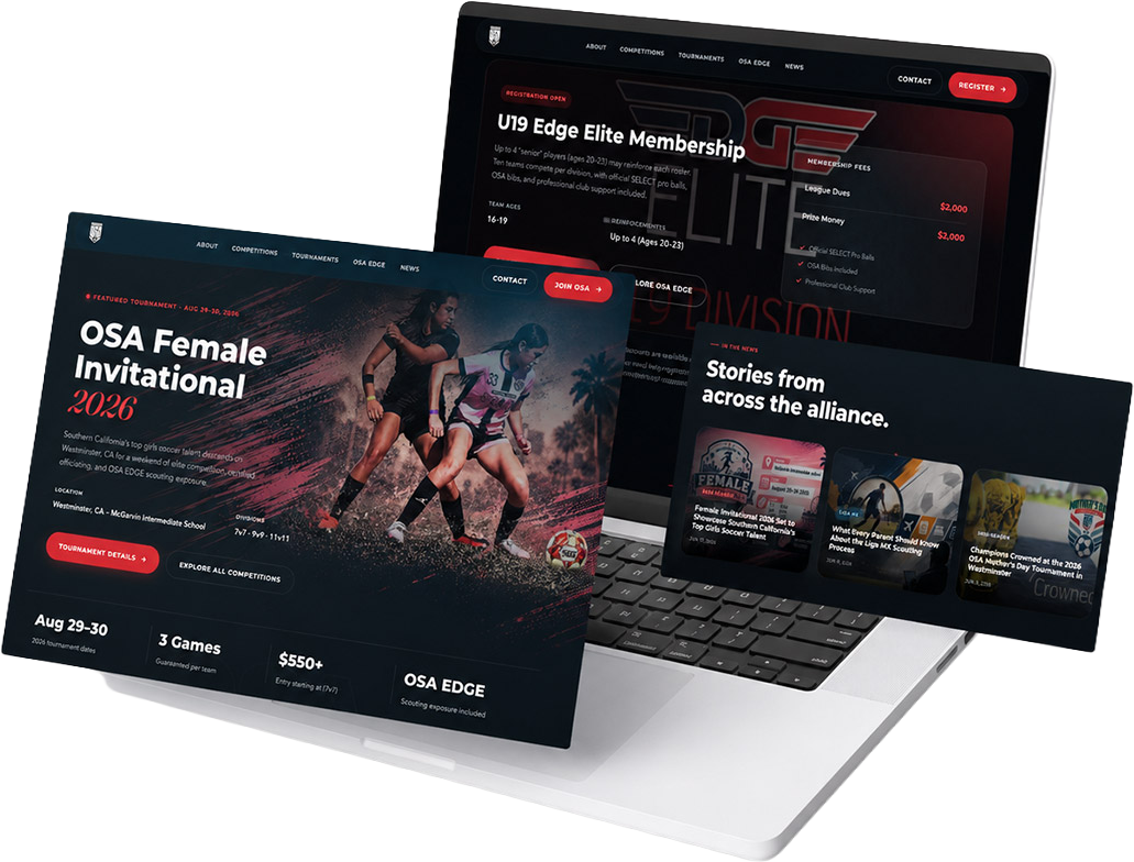 OSA website design