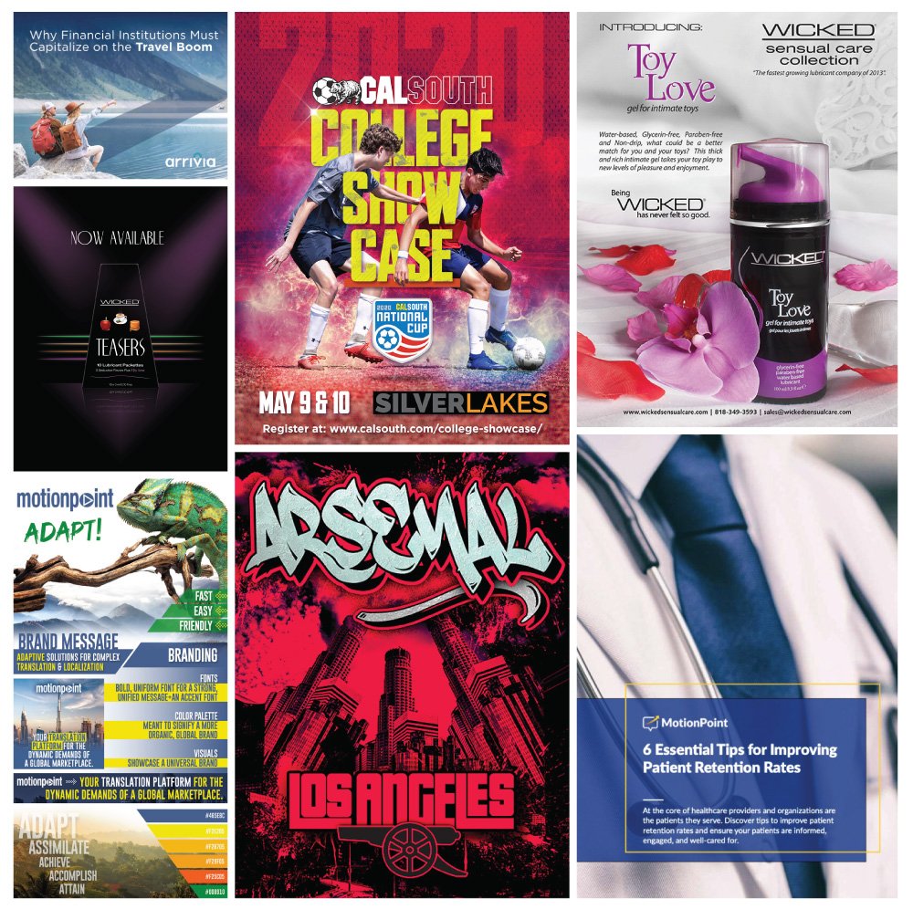 Print design samples collection